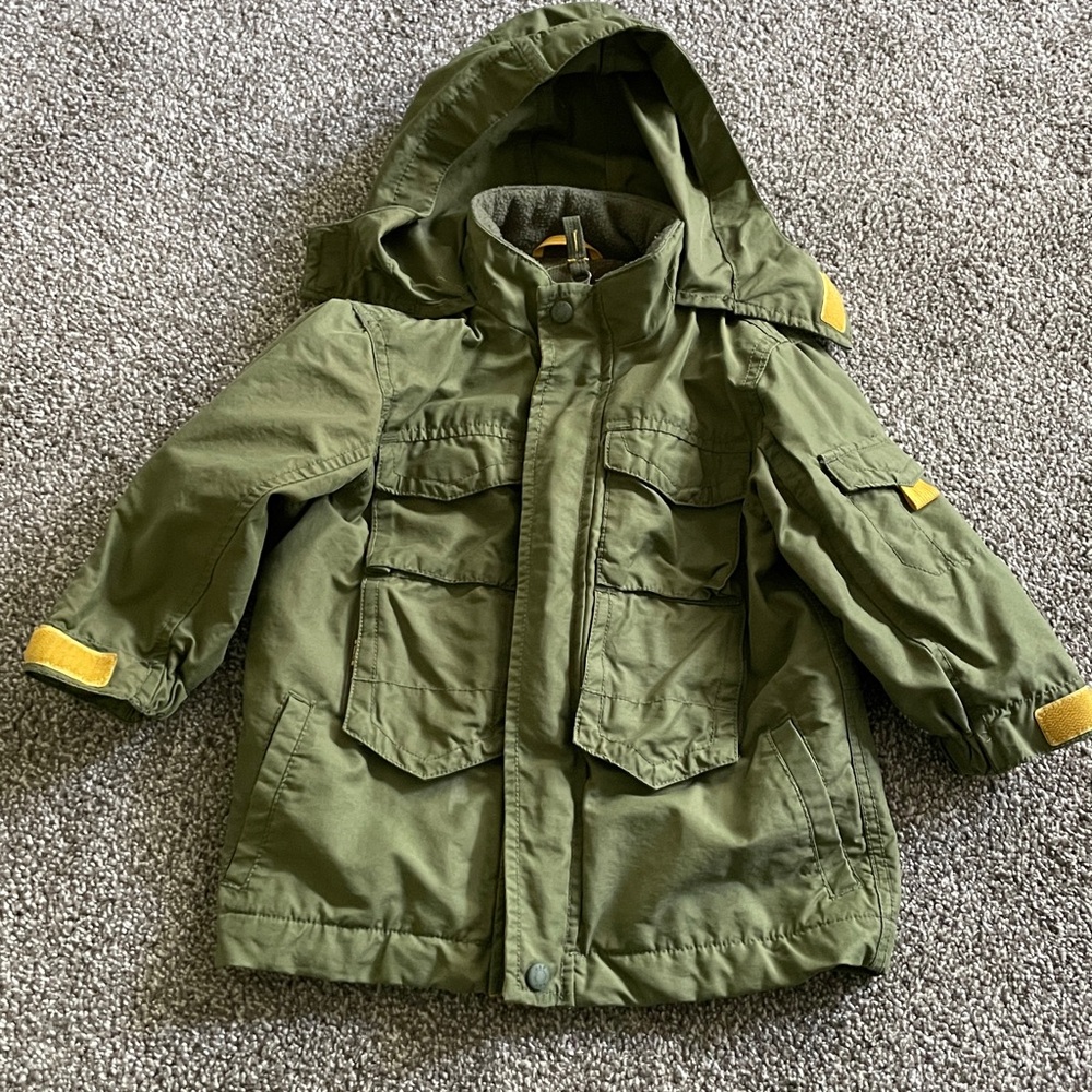 Baby Gap Rain Jacket 18-24 months green